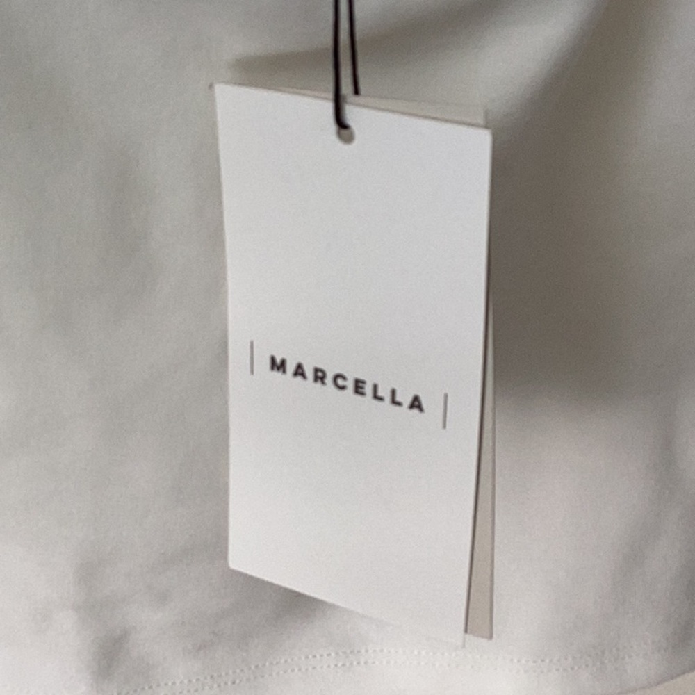 Marcella Manhattan One Shoulder Top Medium NWT - Picture 6 of 9